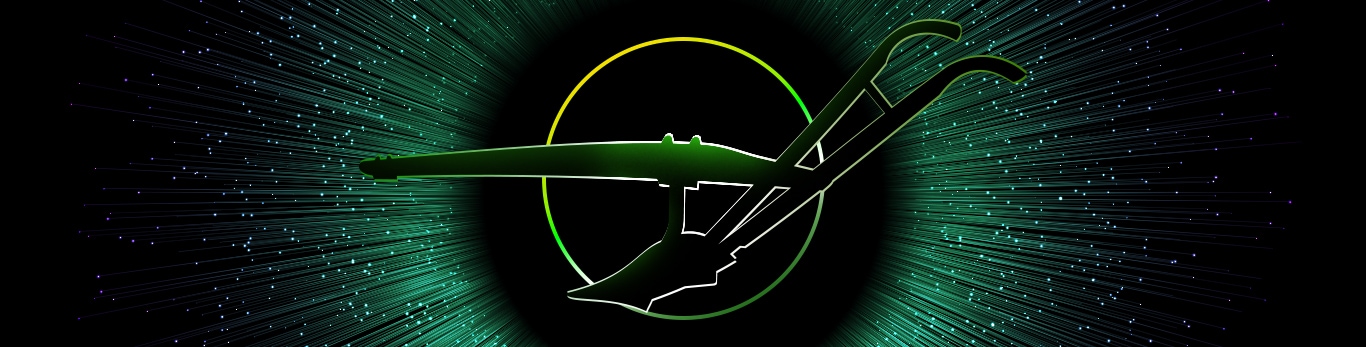 Silhouette eines originalen John-Deere-Pflugs, umgeben von einem grünen Sterneffekt