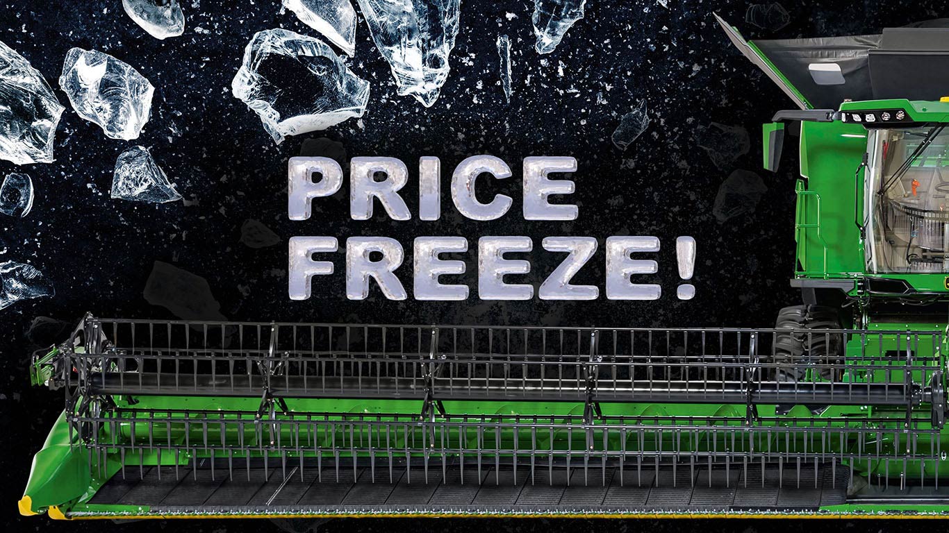 John Deere Mähdrescher Price Freeze