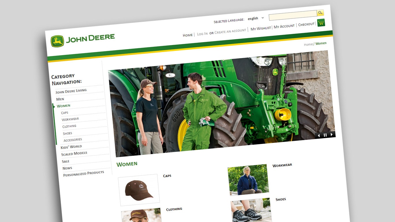John Deere Online Shop