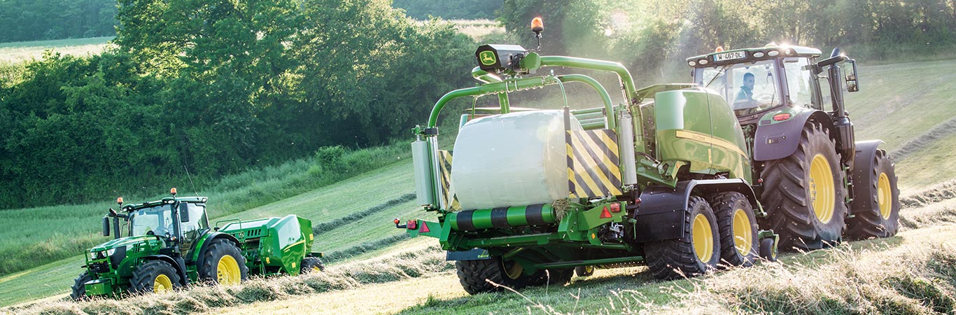 tracteurs avec presse à balles