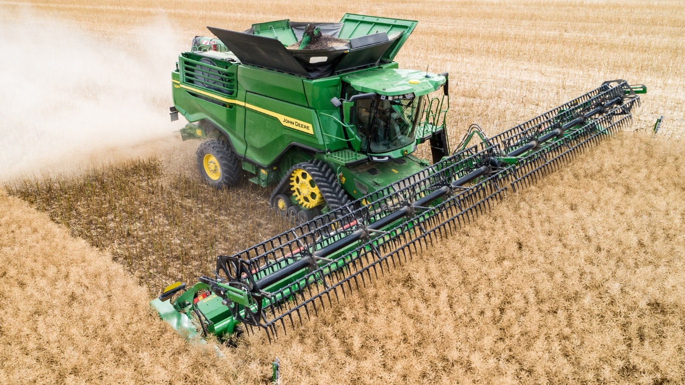 Mähdrescher von John Deere Effiziente Agrartechnologie John Deere CH