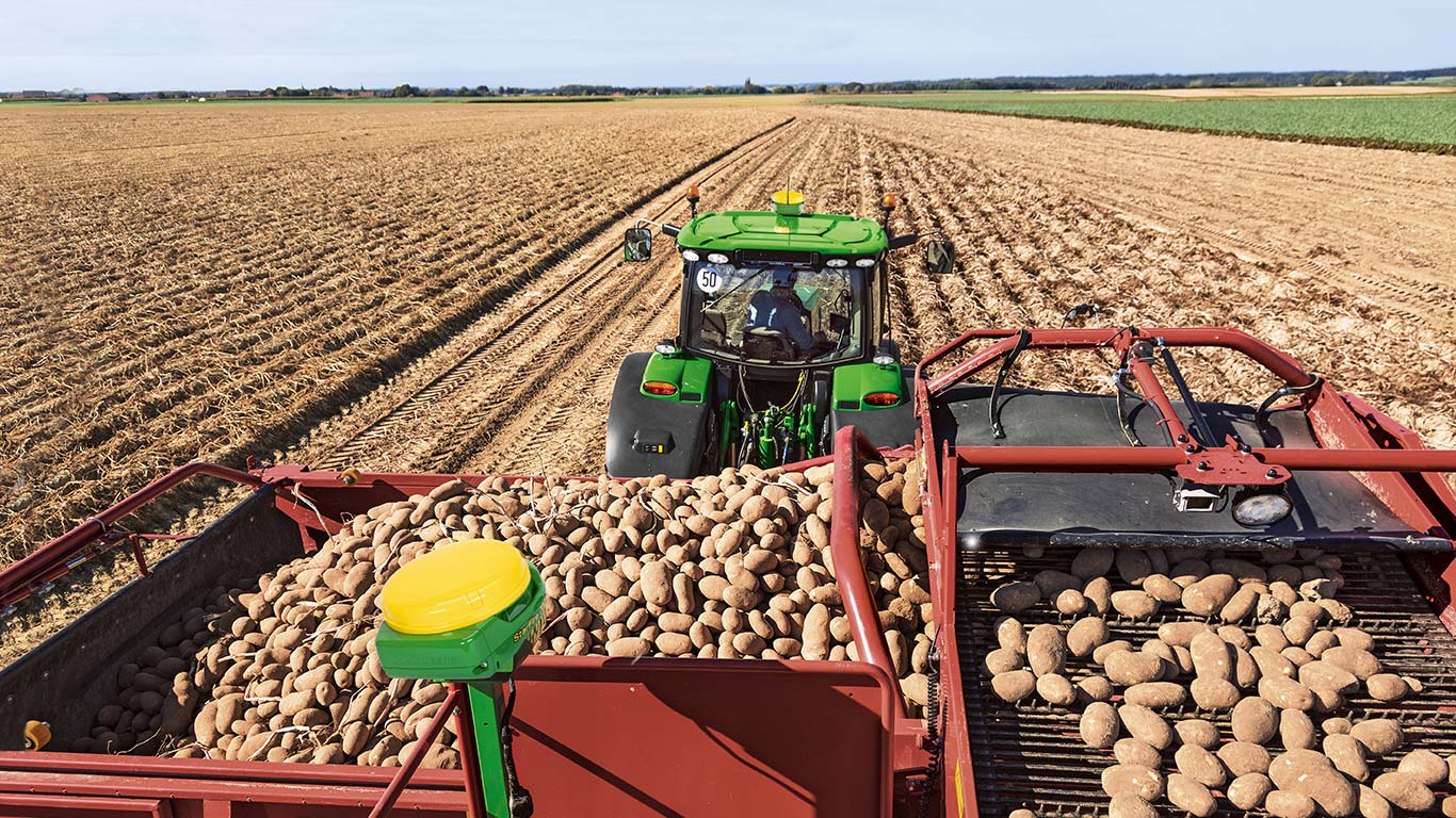 Lenkung für Anbaugeräte von John Deere