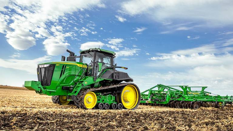 John Deere-Traktoren: Datenblätter der 9 R/RT Serie