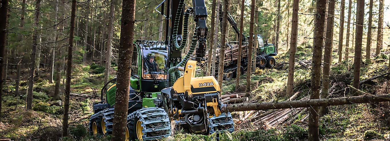 John Deere matériels forestiers